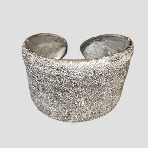 Kenneth Lane Silver Pave Cuff Bracelet - Gorgeous!